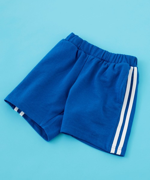 SHISKY（シスキー）の「SHISKY / シスキー 裏毛 リラックス ハーフパンツ キッズ（その他パンツ・キッズ・グリーン系/イエロー系/オレンジ系/ロイヤルブルー/チャコール/ブラック系/イエロー/ブラウン系/ピンク系/ブラック/グリーン/オレンジ/杢グレー/ピンク/モカ/グレー系/ベージュ/ベージュ系/ブルー系/グレー系1・110/130/140/150/160/120）」の15枚目の写真