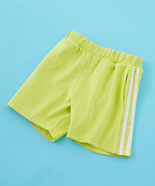 SHISKY（シスキー）の「SHISKY / シスキー 裏毛 リラックス ハーフパンツ キッズ（その他パンツ・キッズ・グリーン系/イエロー系/オレンジ系/ロイヤルブルー/チャコール/ブラック系/イエロー/ブラウン系/ピンク系/ブラック/グリーン/オレンジ/杢グレー/ピンク/モカ/グレー系/ベージュ/ベージュ系/ブルー系/グレー系1・110/130/140/150/160/120）」の17枚目の写真