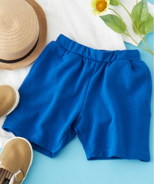 SHISKY（シスキー）の「SHISKY / シスキー 裏毛 リラックス ハーフパンツ キッズ（その他パンツ・キッズ・グリーン系/イエロー系/オレンジ系/ロイヤルブルー/チャコール/ブラック系/イエロー/ブラウン系/ピンク系/ブラック/グリーン/オレンジ/杢グレー/ピンク/モカ/グレー系/ベージュ/ベージュ系/ブルー系/グレー系1・110/130/140/150/160/120）」の14枚目の写真