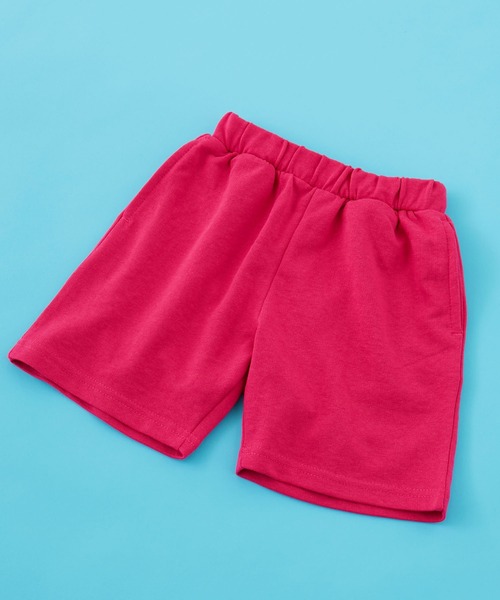 SHISKY（シスキー）の「SHISKY / シスキー 裏毛 リラックス ハーフパンツ キッズ（その他パンツ・キッズ・グリーン系/イエロー系/オレンジ系/ロイヤルブルー/チャコール/ブラック系/イエロー/ブラウン系/ピンク系/ブラック/グリーン/オレンジ/杢グレー/ピンク/モカ/グレー系/ベージュ/ベージュ系/ブルー系/グレー系1・110/130/140/150/160/120）」の18枚目の写真