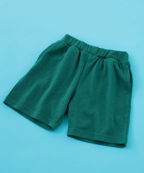 SHISKY（シスキー）の「SHISKY / シスキー 裏毛 リラックス ハーフパンツ キッズ（その他パンツ・キッズ・グリーン系/イエロー系/オレンジ系/ロイヤルブルー/チャコール/ブラック系/イエロー/ブラウン系/ピンク系/ブラック/グリーン/オレンジ/杢グレー/ピンク/モカ/グレー系/ベージュ/ベージュ系/ブルー系/グレー系1・110/130/140/150/160/120）」の12枚目の写真