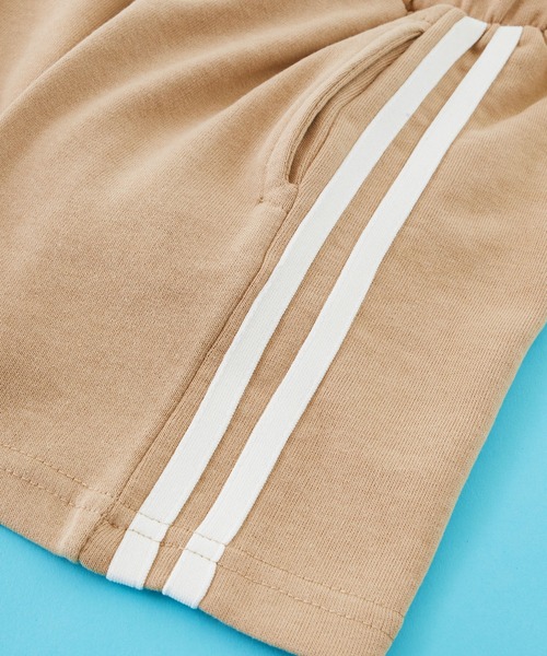 SHISKY（シスキー）の「SHISKY / シスキー 裏毛 リラックス ハーフパンツ キッズ（その他パンツ・キッズ・グリーン系/イエロー系/オレンジ系/ロイヤルブルー/チャコール/ブラック系/イエロー/ブラウン系/ピンク系/ブラック/グリーン/オレンジ/杢グレー/ピンク/モカ/グレー系/ベージュ/ベージュ系/ブルー系/グレー系1・110/130/140/150/160/120）」の22枚目の写真