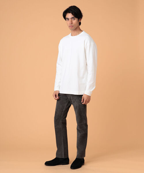 BEAMS LIGHTS(ビームスライツ)の「BEAMS LIGHTS / ゴートスエード 5ポケットパンツ(その他パンツ・メンズ・チャコールグレー/ブラウン系その他2・SMALL/MEDIUM/LARGE)」の3枚目の写真