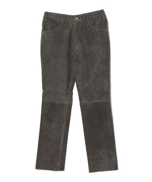 BEAMS LIGHTS(ビームスライツ)の「BEAMS LIGHTS / ゴートスエード 5ポケットパンツ(その他パンツ・メンズ・チャコールグレー/ブラウン系その他2・SMALL/MEDIUM/LARGE)」の4枚目の写真