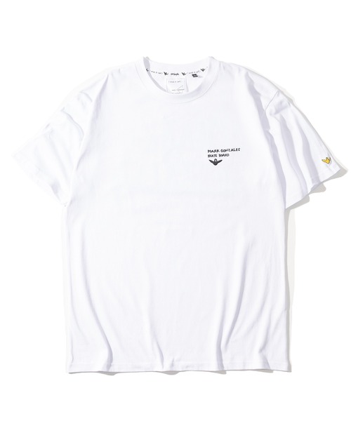 (What it isNt)ART BY MARKGONZALES(ワットイットイズント)の「【(What it isNt) ART BY MARK GONZALES/ワットイズイズント マークゴンザレス】アートデザインバックプリントTシャツ/ワンポイント/ビッグシルエット(Tシャツ/カットソー・メンズ・ライトグリーン/ブラック/ホワイト/ブルー/グレー・L/XL/M)」の12枚目の写真