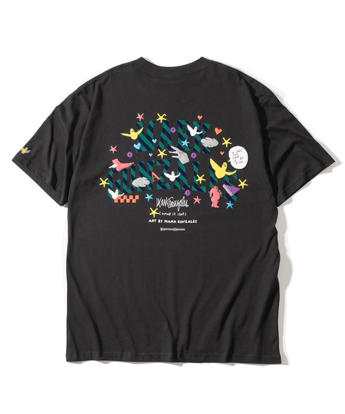 (What it isNt)ART BY MARKGONZALES(ワットイットイズント)の「【(What it isNt) ART BY MARK GONZALES/ワットイズイズント マークゴンザレス】アートデザインバックプリントTシャツ/ワンポイント/ビッグシルエット(Tシャツ/カットソー・メンズ・ライトグリーン/ブラック/ホワイト/ブルー/グレー・L/XL/M)」の19枚目の写真