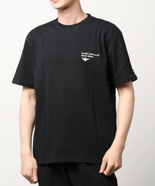 (What it isNt)ART BY MARKGONZALES(ワットイットイズント)の「【(What it isNt) ART BY MARK GONZALES/ワットイズイズント マークゴンザレス】アートデザインバックプリントTシャツ/ワンポイント/ビッグシルエット(Tシャツ/カットソー・メンズ・ライトグリーン/ブラック/ホワイト/ブルー/グレー・L/XL/M)」の18枚目の写真
