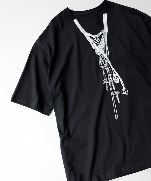 NECKLACE OVER T-SHIRT（Tシャツ/カットソー）｜NUMBER (N)INE