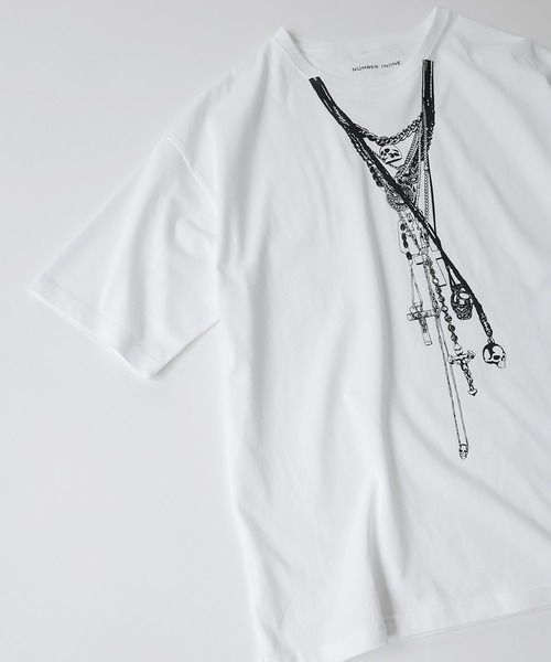 NECKLACE OVER T-SHIRT（Tシャツ/カットソー）｜NUMBER (N)INE