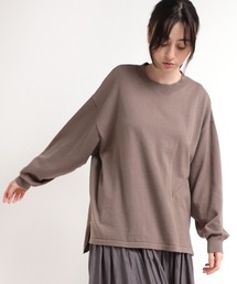 K2583 コットンヤーンオーバーサイズプルオーバー