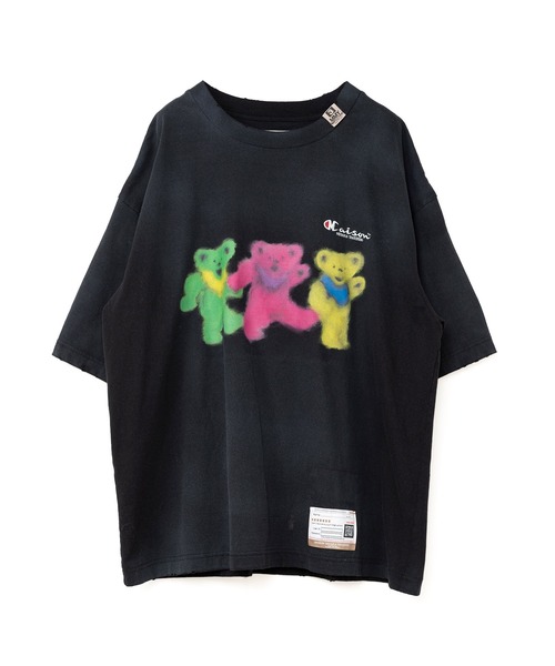 Maison MIHARA YASUHIRO（メゾンミハラヤスヒロ）の「Bear Printed Tee（Tシャツ/カットソー・レディース・ホワイト/ブラック・40/38/36）」の2枚目の写真