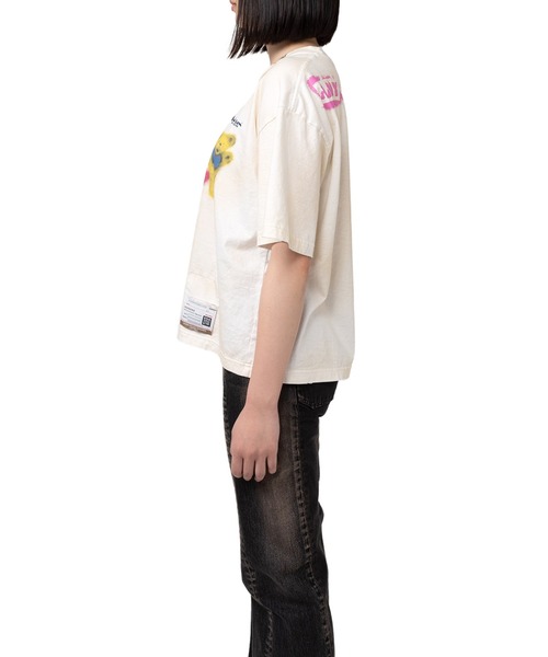 Maison MIHARA YASUHIRO（メゾンミハラヤスヒロ）の「Bear Printed Tee（Tシャツ/カットソー・レディース・ホワイト/ブラック・40/38/36）」の6枚目の写真