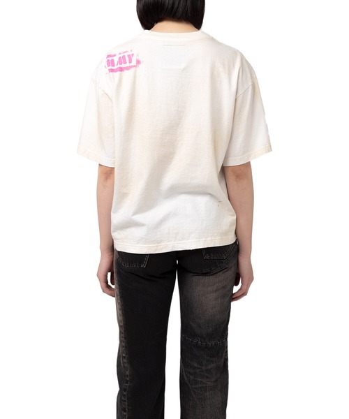 Maison MIHARA YASUHIRO（メゾンミハラヤスヒロ）の「Bear Printed Tee（Tシャツ/カットソー・レディース・ホワイト/ブラック・40/38/36）」の7枚目の写真