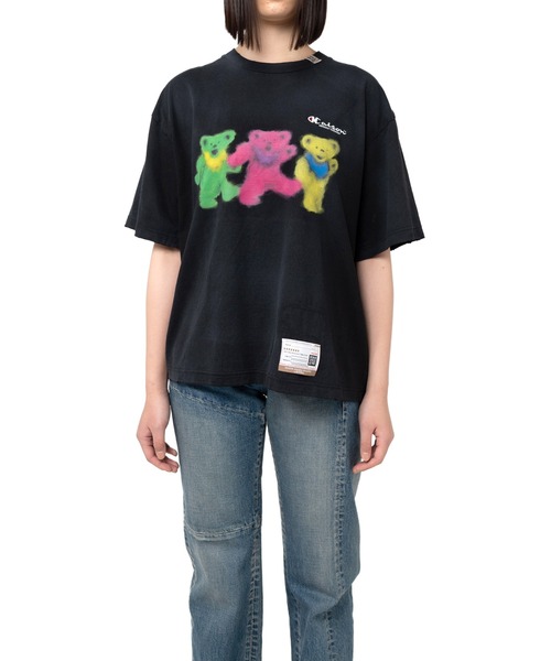 Maison MIHARA YASUHIRO（メゾンミハラヤスヒロ）の「Bear Printed Tee（Tシャツ/カットソー・レディース・ホワイト/ブラック・40/38/36）」の11枚目の写真