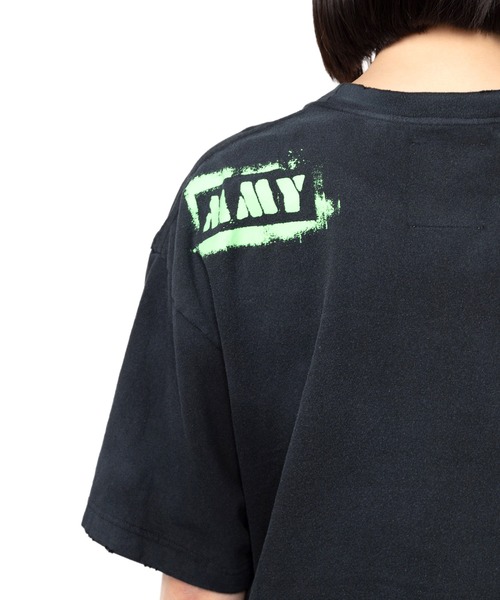 Maison MIHARA YASUHIRO（メゾンミハラヤスヒロ）の「Bear Printed Tee（Tシャツ/カットソー・レディース・ホワイト/ブラック・40/38/36）」の16枚目の写真