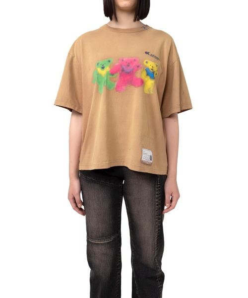 Maison MIHARA YASUHIRO（メゾンミハラヤスヒロ）の「Bear Printed Tee（Tシャツ/カットソー・レディース・ホワイト/ブラック・40/38/36）」の17枚目の写真