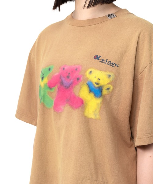 Maison MIHARA YASUHIRO（メゾンミハラヤスヒロ）の「Bear Printed Tee（Tシャツ/カットソー・レディース・ホワイト/ブラック・40/38/36）」の21枚目の写真