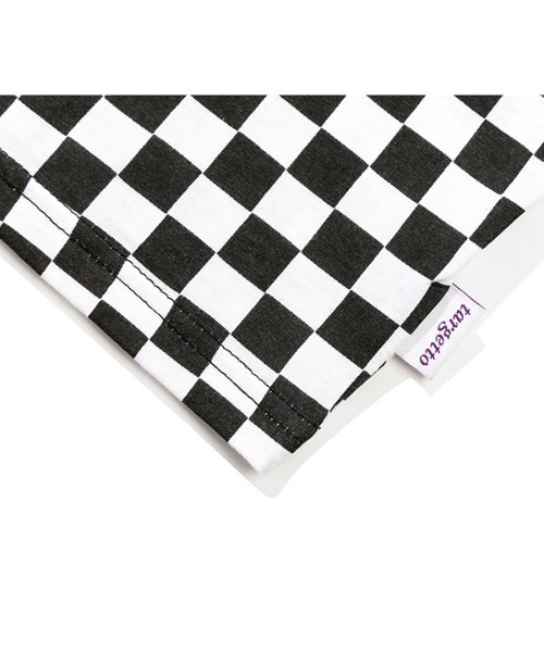 TARGETTO(ターゲット)の「【TARGETTO 】チェッカーボード スリムティーシャツ / CHECKERBOARD SLIM TEE SHIRT(Tシャツ/カットソー・レディース・ブラック/グリーン・1/2)」の15枚目の写真