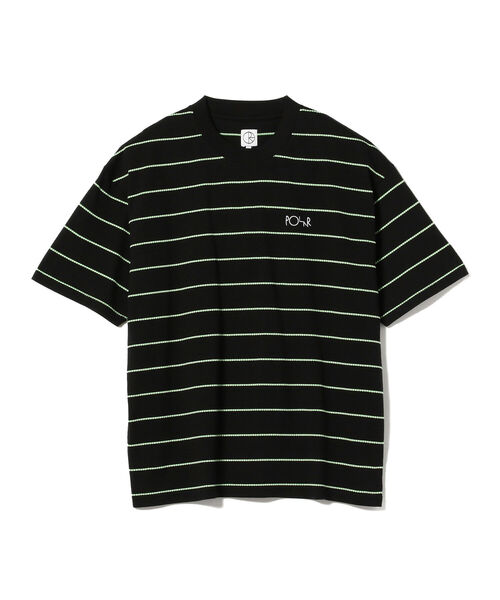 POLAR(ポラール)の「POLAR SKATE CO. / Checkered Surf T-Shirt(Tシャツ/カットソー・メンズ・ブラック/ブルー系その他2・LARGE/X-LARGE)」の2枚目の写真