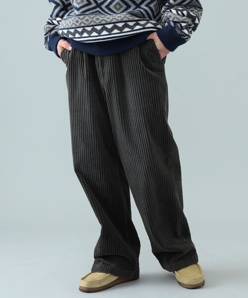 BEAMS（ビームス）の「BEAMS / ワイド 7W コーデュロイパンツ