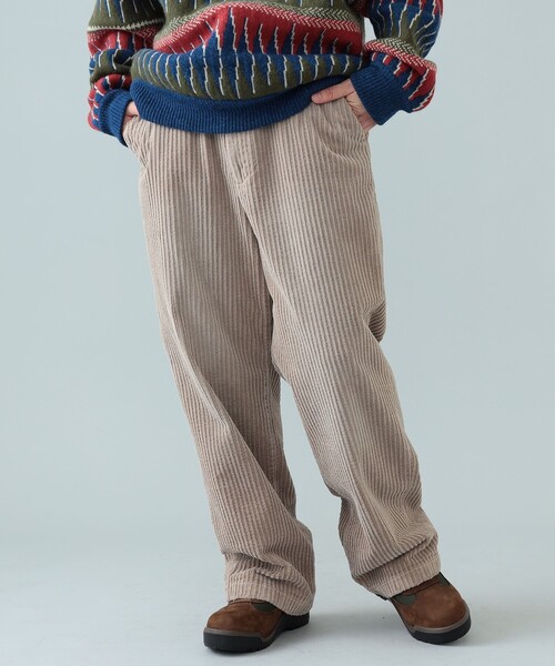 BEAMS（ビームス）の「BEAMS / ワイド 7W コーデュロイパンツ（その他パンツ・メンズ・ベージュ/ブラック系その他4・M/S/L/XL）」の10枚目の写真