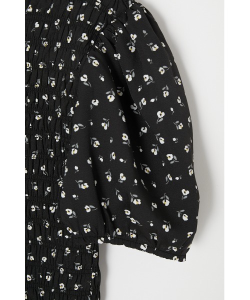 MOUSSY（マウジー）の「SHIRRING FLOWER ブラウス（シャツ