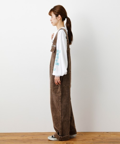 楽天市場】【SALE／30%OFF】ウォッシュコーデュロイサロペット