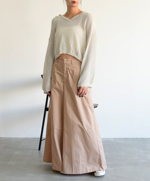 sango(sango)の「メッシュショート丈トップス(Tシャツ/カットソー・レディース・アイボリー/ベージュ系その他/パープル系その他・FREE)」の10枚目の写真