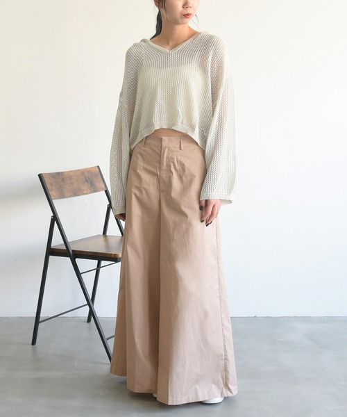 sango(sango)の「メッシュショート丈トップス(Tシャツ/カットソー・レディース・アイボリー/ベージュ系その他/パープル系その他・FREE)」の13枚目の写真