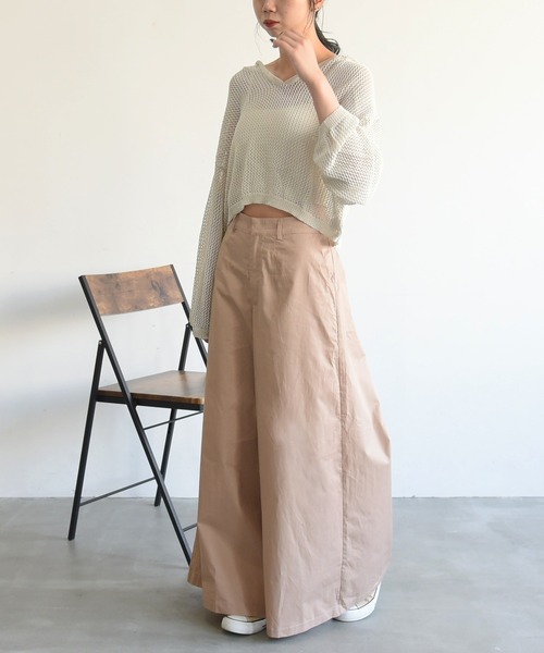 sango(sango)の「メッシュショート丈トップス(Tシャツ/カットソー・レディース・アイボリー/ベージュ系その他/パープル系その他・FREE)」の15枚目の写真