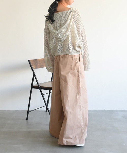 sango(sango)の「メッシュショート丈トップス(Tシャツ/カットソー・レディース・アイボリー/ベージュ系その他/パープル系その他・FREE)」の17枚目の写真
