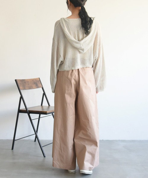sango(sango)の「メッシュショート丈トップス(Tシャツ/カットソー・レディース・アイボリー/ベージュ系その他/パープル系その他・FREE)」の19枚目の写真