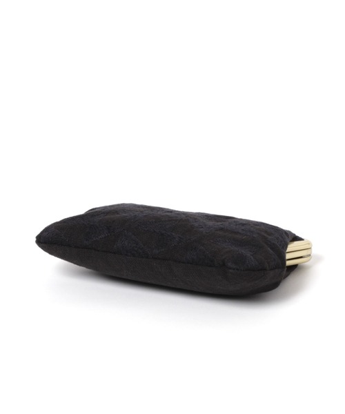 studio CLIP（スタディオクリップ）の「リネン刺繍がま口財布（財布・レディース・ブラック/グリーン/アイボリー・FREE）」の10枚目の写真