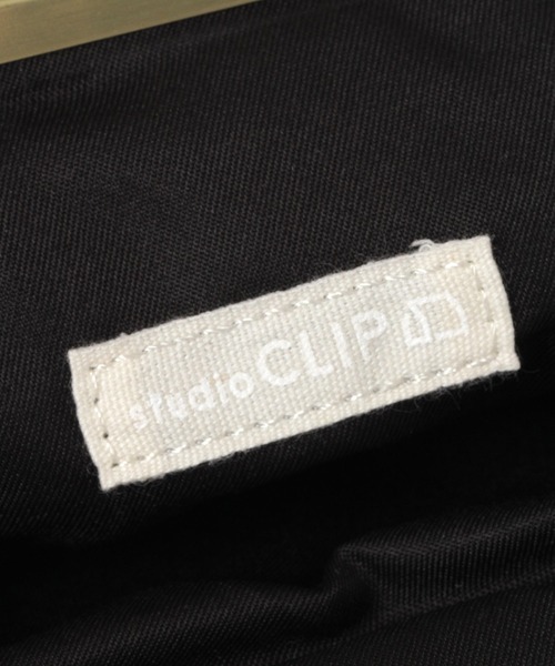 studio CLIP（スタディオクリップ）の「リネン刺繍がま口財布（財布・レディース・ブラック/グリーン/アイボリー・FREE）」の4枚目の写真