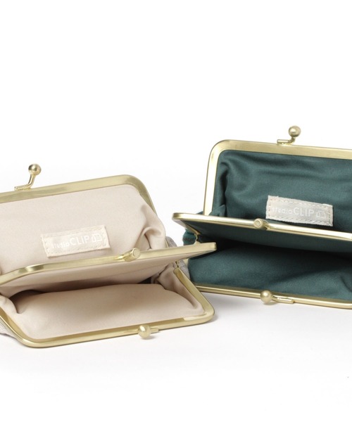 studio CLIP（スタディオクリップ）の「リネン刺繍がま口財布（財布・レディース・ブラック/グリーン/アイボリー・FREE）」の15枚目の写真