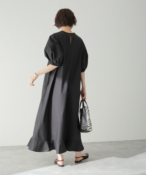 美品【本日限定タイムセール】ロングワンピース journal standard セール】パフロングワンピ(ワンピース)|JOURNAL STANDARD