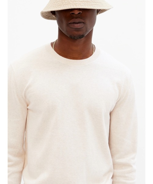 GAP（ギャップ）の「コアコットン ライトウェイトセーター（ニット/セーター・メンズ・ライトグレー/ブラック/ブルー/アイボリー・S/M/L/XL/XS）」の2枚目の写真