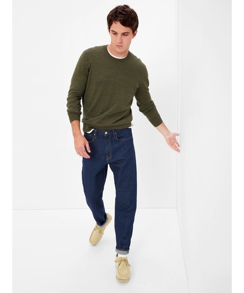 GAP（ギャップ）の「コアコットン ライトウェイトセーター（ニット/セーター・メンズ・ライトグレー/ブラック/ブルー/アイボリー・S/M/L/XL/XS）」の9枚目の写真