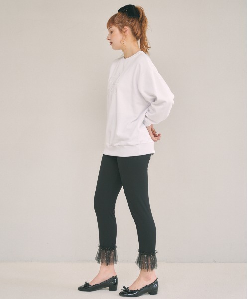 MIRO AMURETTE（ミロアミュレット）の「dream tulle leggings/チュールレギンス（その他パンツ・レディース・ブラック/グレー・FREE）」の18枚目の写真