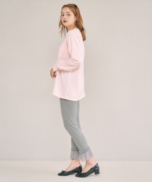 MIRO AMURETTE（ミロアミュレット）の「dream tulle leggings/チュールレギンス（その他パンツ・レディース・ブラック/グレー・FREE）」の11枚目の写真