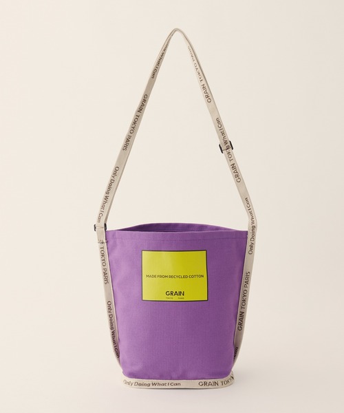 CIAOPANIC(チャオパニック)の「【GRAIN/グレイン】Grocery Carrier Shoulder(グロサリー キャリア ショルダー)(ショルダーバッグ・レディース・ブラック/ベージュ/パープル/ホワイト・FREE)」の4枚目の写真