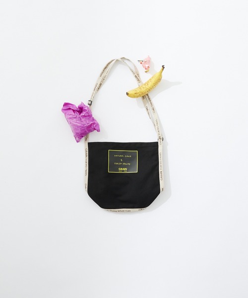CIAOPANIC(チャオパニック)の「【GRAIN/グレイン】Grocery Carrier Shoulder(グロサリー キャリア ショルダー)(ショルダーバッグ・レディース・ブラック/ベージュ/パープル/ホワイト・FREE)」の17枚目の写真