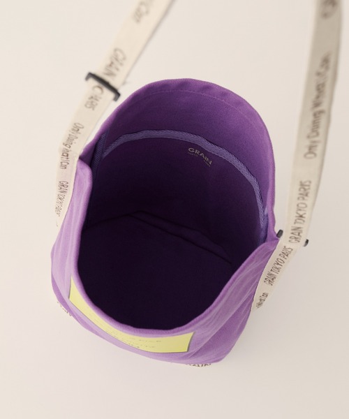 CIAOPANIC(チャオパニック)の「【GRAIN/グレイン】Grocery Carrier Shoulder(グロサリー キャリア ショルダー)(ショルダーバッグ・レディース・ブラック/ベージュ/パープル/ホワイト・FREE)」の10枚目の写真