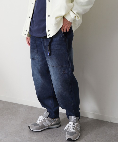 GERRY（ジェリー）の「【GERRY/ジェリー】 ストレッチ デニム / チノ テーパード クライミングパンツ（デニムパンツ・メンズ・ブラック/ベージュ/グレー/カーキ/サックスブルー/ブルー/ベージュ系/ブラック系/ネイビー/ワンウォッシュ/アイボリー・SMALL/MEDIUM/LARGE/X-LARGE）」の14枚目の写真