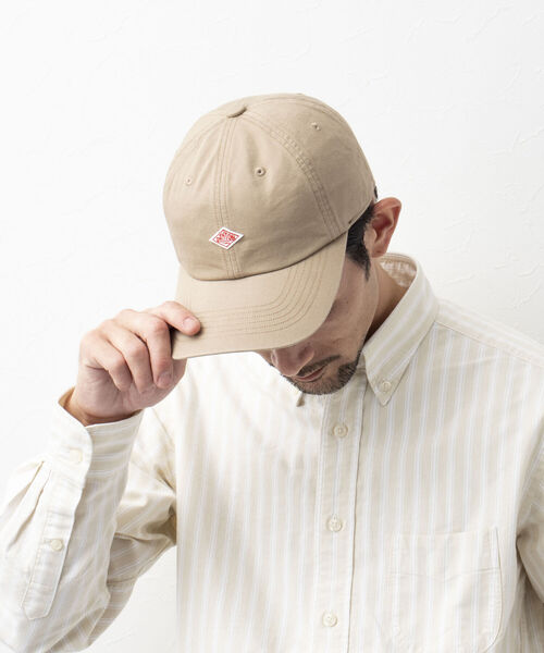 DANTON(ダントン)の「【DANTON/ダントン】6PANEL CAP コットンツイル キャップ ストーンウォッシュ加工(キャップ・メンズ・レッド/カーキ/ネイビー/ブラック/アイボリー/ベージュ・FREE)」の3枚目の写真
