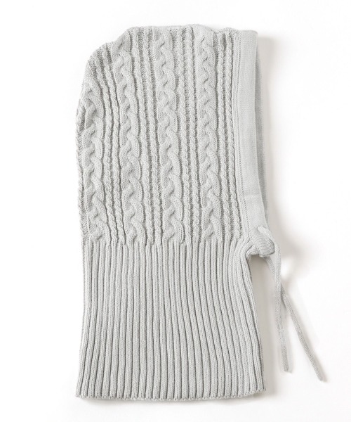 niko and...（ニコアンド）の「オリジナルニットバラクラバ（ネックウォーマー/スヌード・レディース・ネイビー/グレー/アイボリー・0）」の4枚目の写真