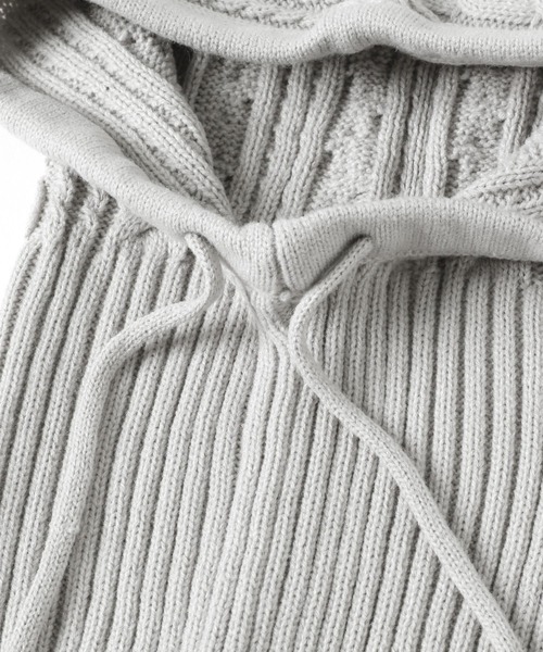 niko and...（ニコアンド）の「オリジナルニットバラクラバ（ネックウォーマー/スヌード・レディース・ネイビー/グレー/アイボリー・0）」の7枚目の写真