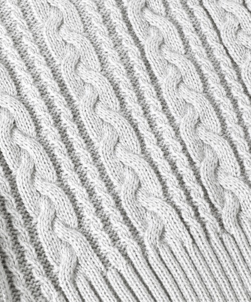 niko and...（ニコアンド）の「オリジナルニットバラクラバ（ネックウォーマー/スヌード・レディース・ネイビー/グレー/アイボリー・0）」の8枚目の写真