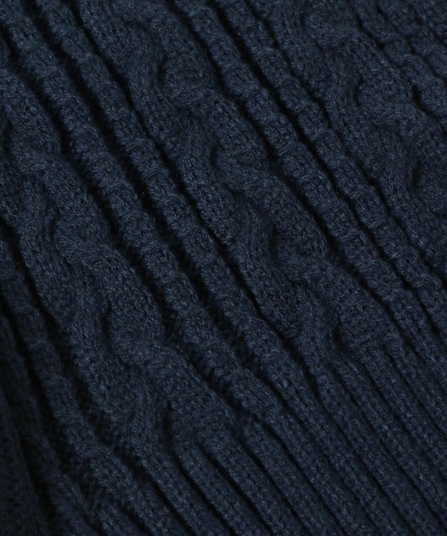 niko and...（ニコアンド）の「オリジナルニットバラクラバ（ネックウォーマー/スヌード・レディース・ネイビー/グレー/アイボリー・0）」の10枚目の写真