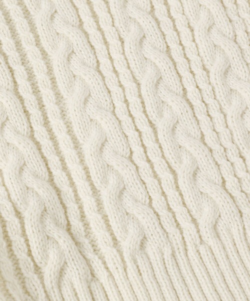 niko and...（ニコアンド）の「オリジナルニットバラクラバ（ネックウォーマー/スヌード・レディース・ネイビー/グレー/アイボリー・0）」の9枚目の写真